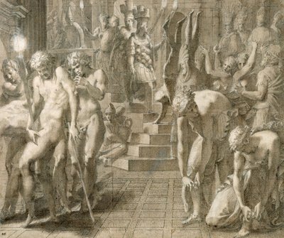 حفلة تنكرية في برسيبوليس بواسطة فرانشيسكو بريماتيكيو